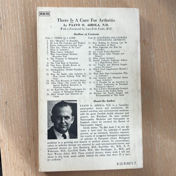 There is a cure for arthritis paperback book - Picture 3 of 3